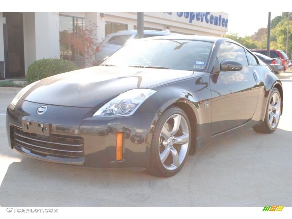 2008 350Z Touring Coupe - Magnetic Black / Frost photo #1