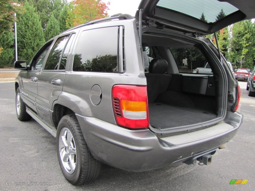 2004 Grand Cherokee Overland - Graphite Metallic / Dark Slate Gray photo #9