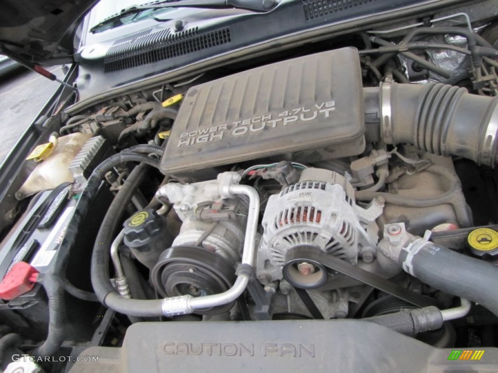 2004 Jeep Grand Cherokee Overland 4.7 Liter SOHC 16V V8 Engine Photo #55199904