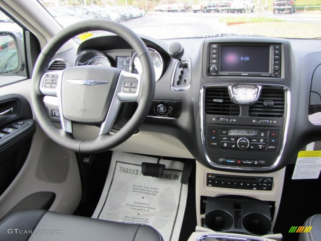 2012 Chrysler Town & Country Touring - L Black/Light Graystone Dashboard Photo #55199946