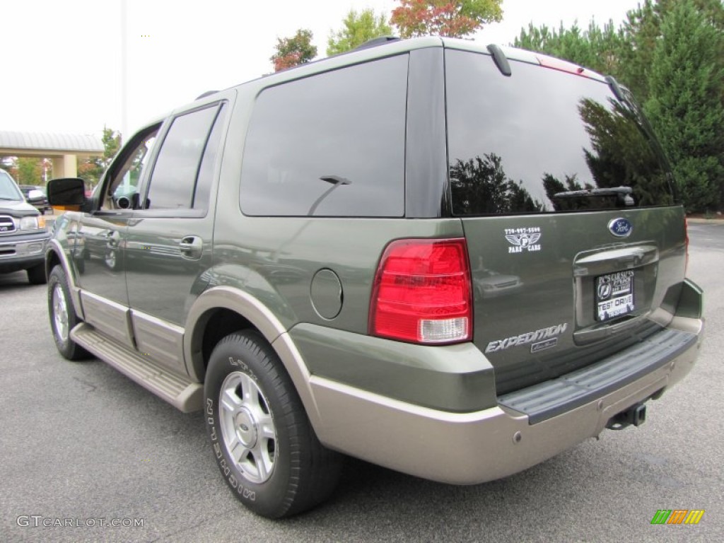 2003 Expedition Eddie Bauer - Estate Green Metallic / Medium Parchment photo #2