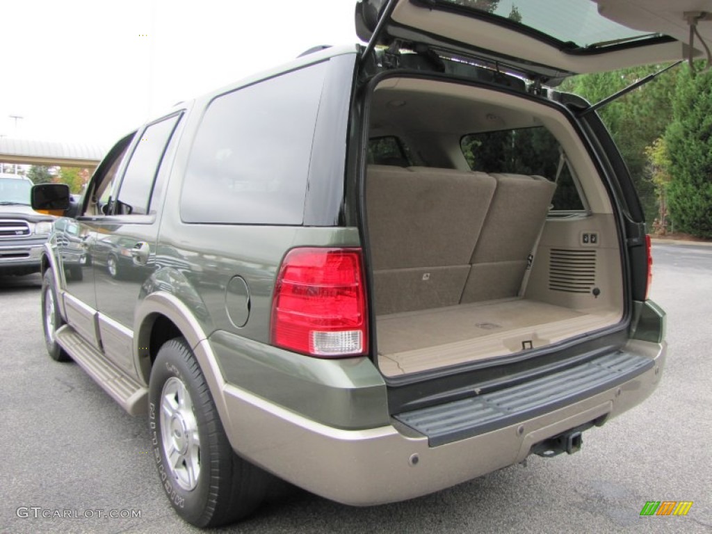 2003 Expedition Eddie Bauer - Estate Green Metallic / Medium Parchment photo #11