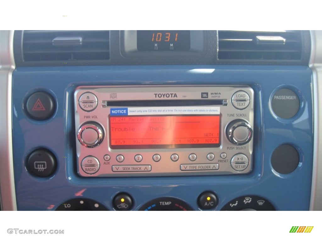 2012 Toyota FJ Cruiser Standard FJ Cruiser Model Audio System Photo #55201386