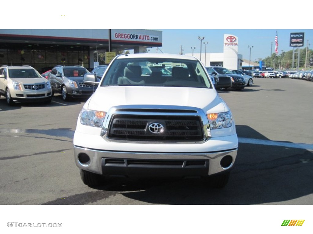 2012 Tundra Double Cab - Super White / Graphite photo #8