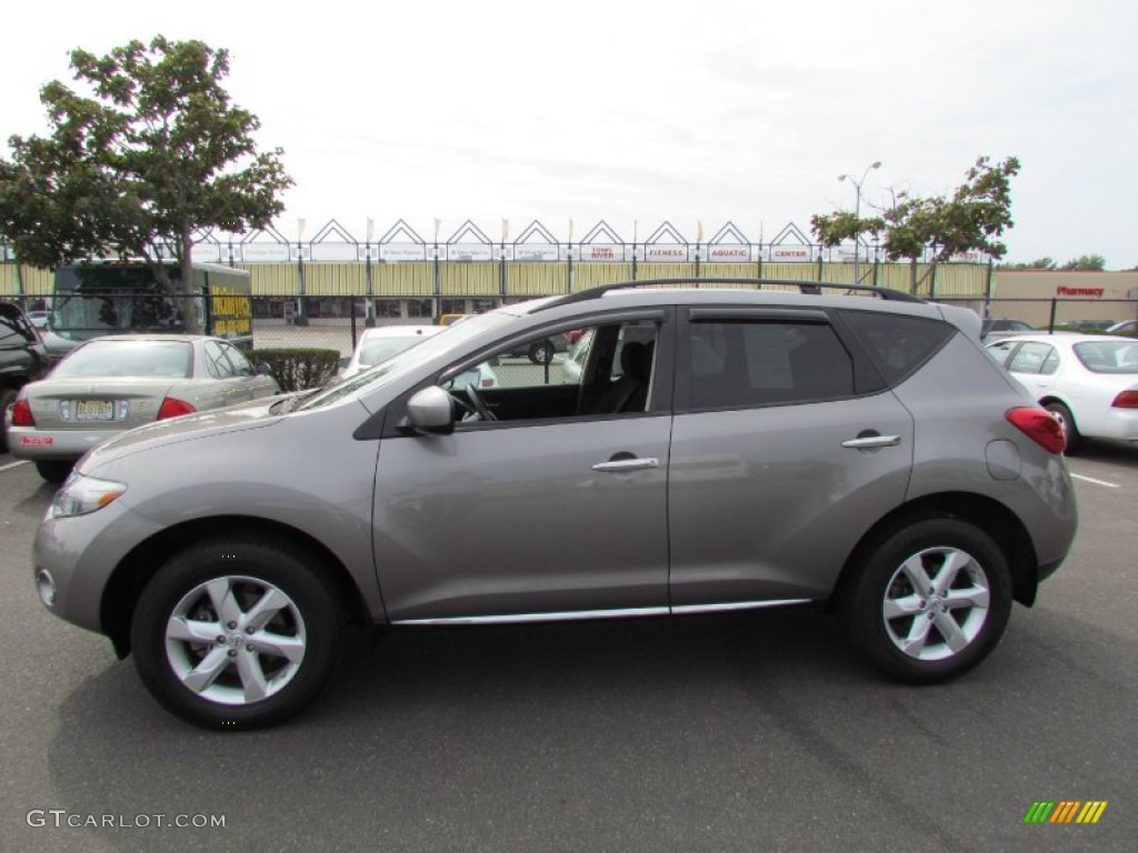 2009 Murano S AWD - Platinum Graphite Metallic / Black photo #4