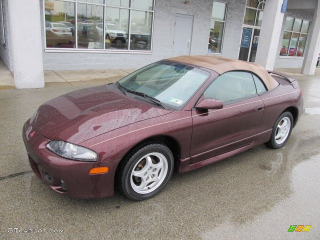 Sundance Plum Pearl 1999 Mitsubishi Eclipse Spyder GS Exterior Photo #55203048