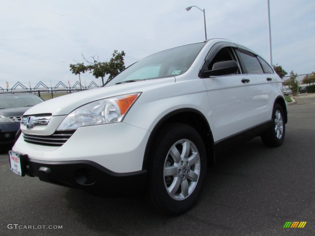 2008 CR-V EX 4WD - Taffeta White / Gray photo #1