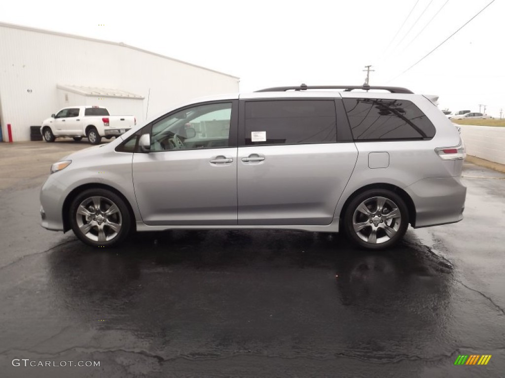 2012 Sienna SE - Silver Sky Metallic / Dark Charcoal photo #4