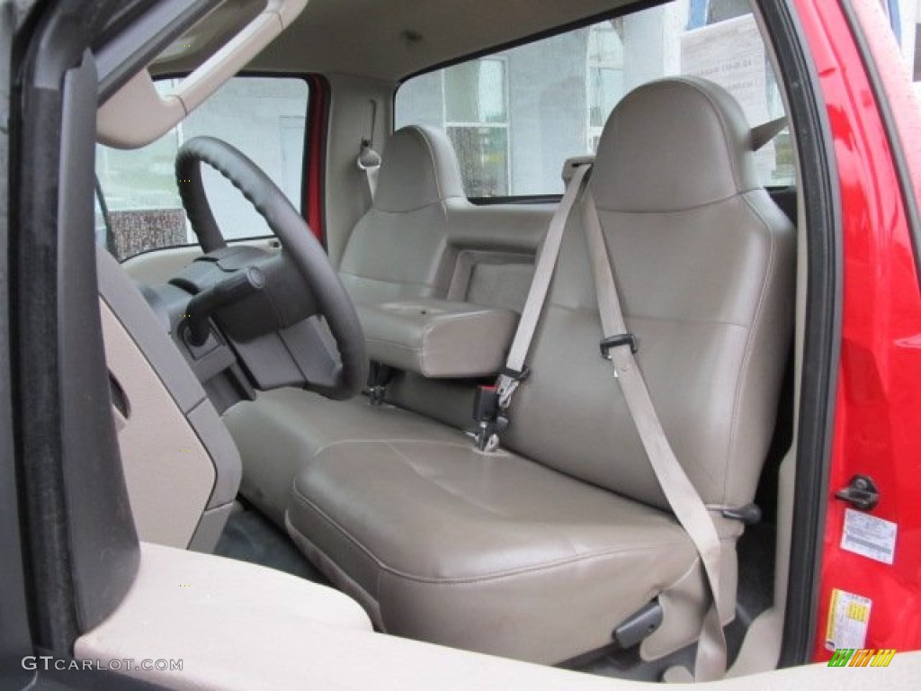 Camel Interior 2008 Ford F250 Super Duty XL Regular Cab 4x4 Photo #55203348