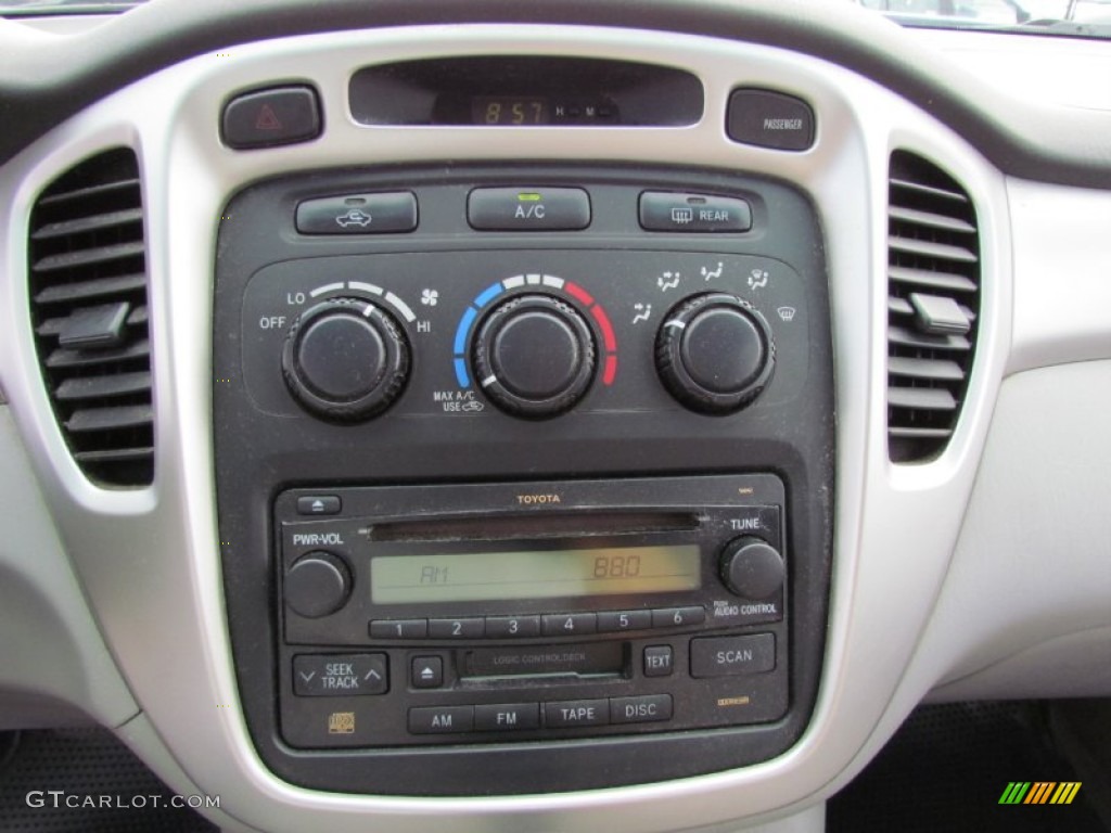 2005 Highlander V6 4WD - Indigo Ink Pearl / Gray photo #13