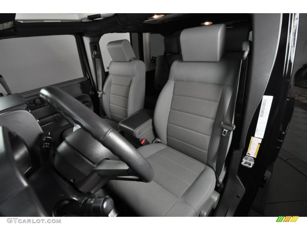 Dark Slate Gray/Medium Slate Gray Interior 2009 Jeep Wrangler Unlimited Sahara 4x4 Photo #55204023