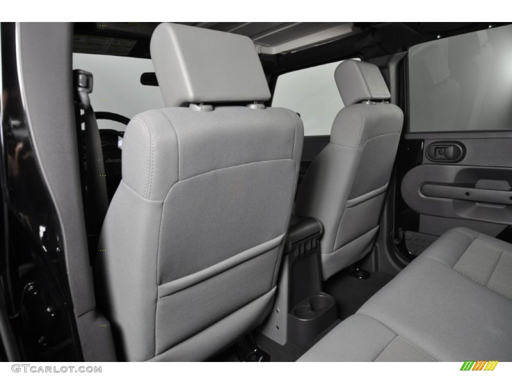 Dark Slate Gray/Medium Slate Gray Interior 2009 Jeep Wrangler Unlimited Sahara 4x4 Photo #55204050
