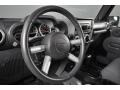 Dark Slate Gray/Medium Slate Gray 2009 Jeep Wrangler Unlimited Sahara 4x4 Steering Wheel