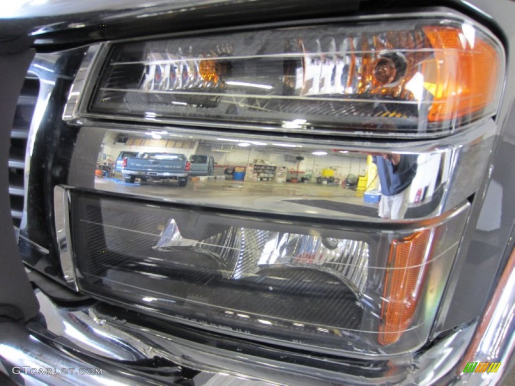 2008 Canyon SLE Crew Cab 4x4 - Dark Steel Gray Metallic / Medium Pewter photo #4