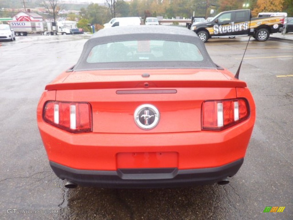 2011 Mustang V6 Premium Convertible - Race Red / Charcoal Black photo #3