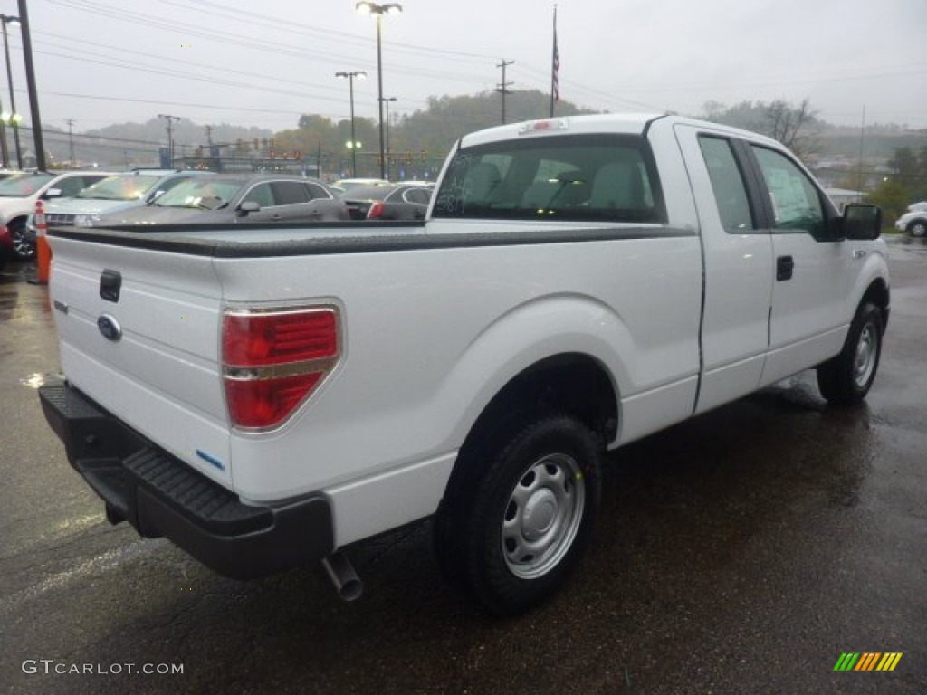 2011 F150 XL SuperCab - Oxford White / Steel Gray photo #4