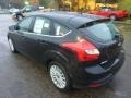 2012 Black Ford Focus Titanium 5-Door  photo #2