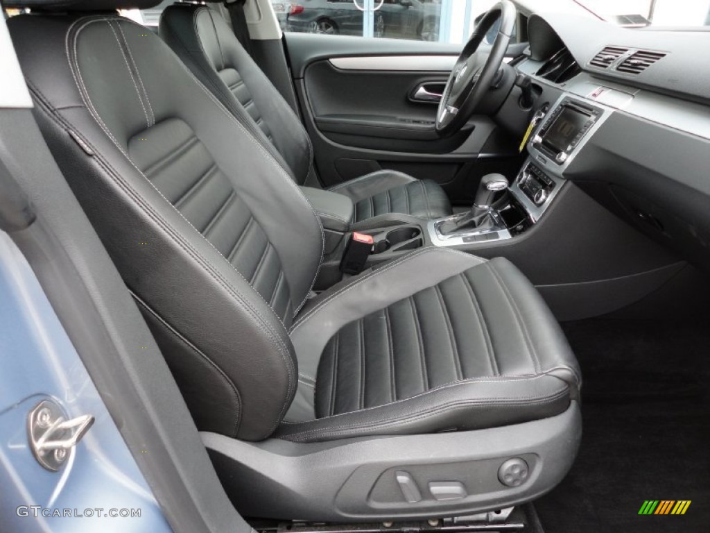 Black Interior 2009 Volkswagen CC VR6 4Motion Photo #55207893
