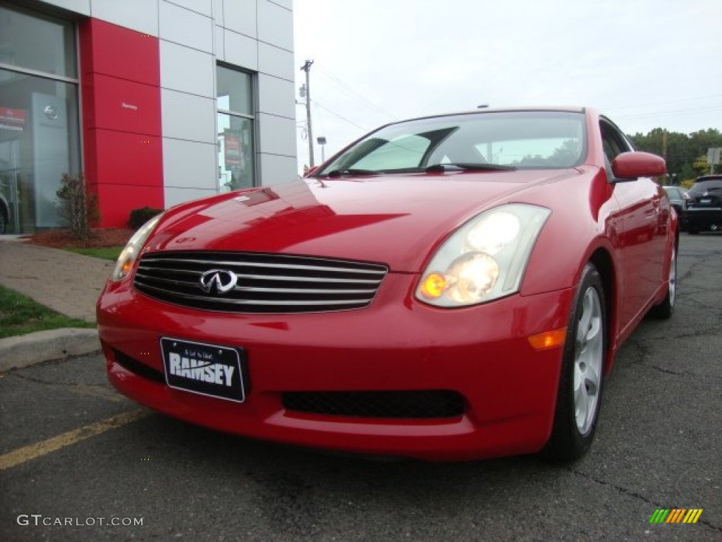 Laser Red 2005 Infiniti G 35 Coupe Exterior Photo #55208253