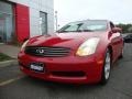 Laser Red 2005 Infiniti G 35 Coupe Exterior