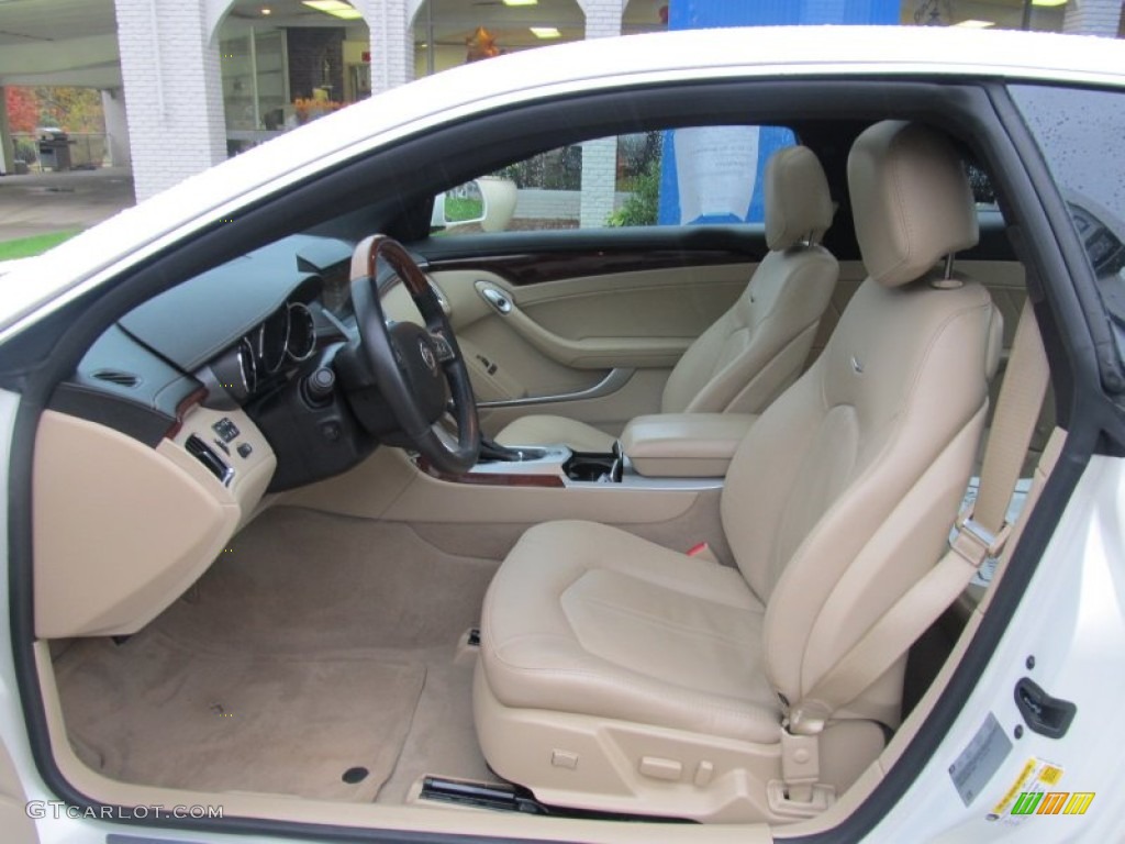 Cashmere/Cocoa Interior 2011 Cadillac CTS 4 AWD Coupe Photo #55208899