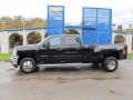 2012 Black Chevrolet Silverado 3500HD LT Crew Cab 4x4 Dually  photo #2