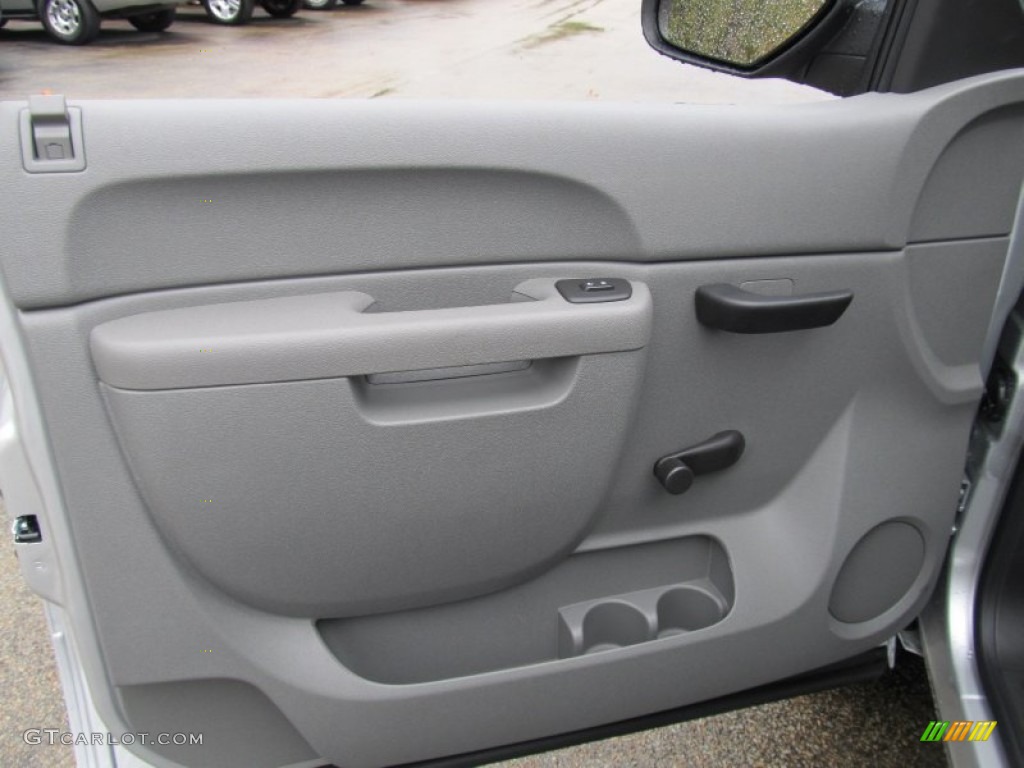 2012 Silverado 1500 Work Truck Regular Cab 4x4 - Silver Ice Metallic / Dark Titanium photo #8