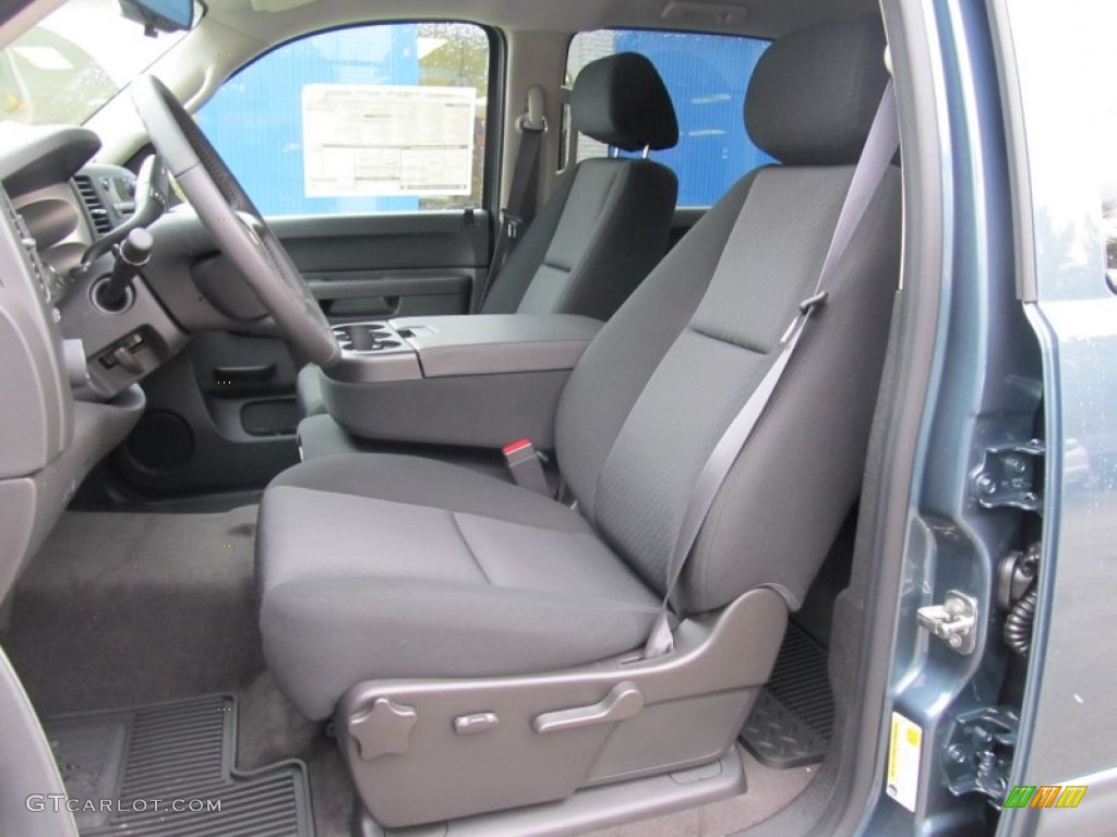 Ebony Interior 2012 Chevrolet Silverado 2500HD LT Crew Cab 4x4 Photo #55209520