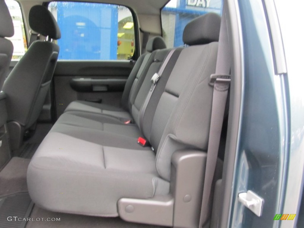 Ebony Interior 2012 Chevrolet Silverado 2500HD LT Crew Cab 4x4 Photo #55209529