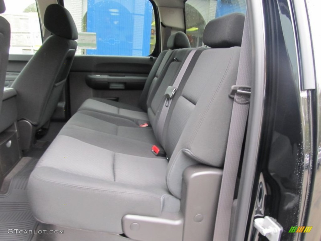 Ebony Interior 2012 Chevrolet Silverado 1500 LT Crew Cab 4x4 Photo #55209790