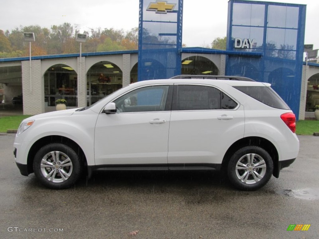 2012 Equinox LT AWD - Summit White / Light Titanium/Jet Black photo #2