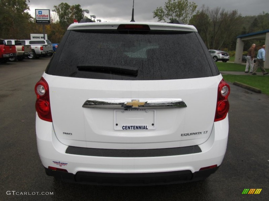 2012 Equinox LT AWD - Summit White / Light Titanium/Jet Black photo #3