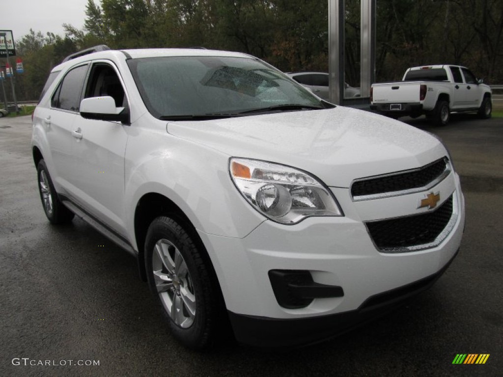 2012 Equinox LT AWD - Summit White / Light Titanium/Jet Black photo #5