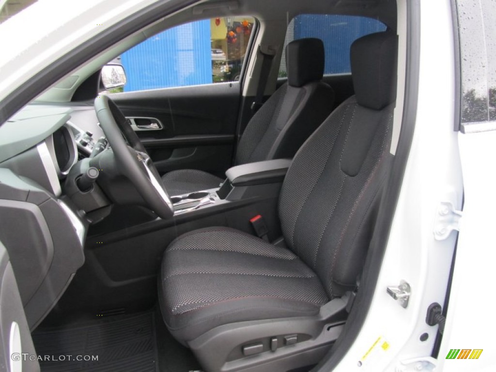 2012 Equinox LT AWD - Summit White / Light Titanium/Jet Black photo #8