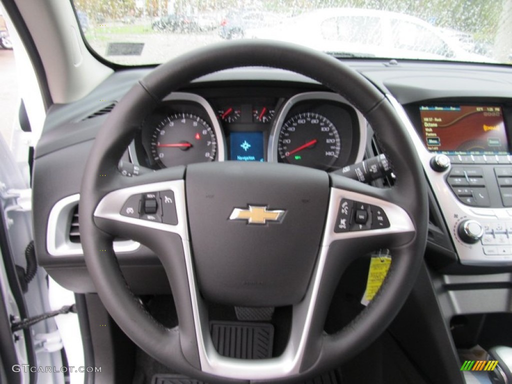 2012 Equinox LT AWD - Summit White / Light Titanium/Jet Black photo #10