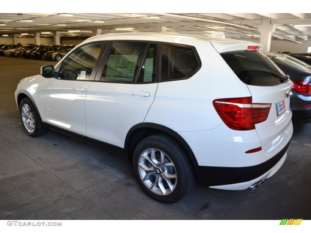 2012 X3 xDrive 35i - Alpine White / Black photo #4