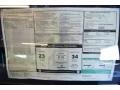 2012 BMW 5 Series 528i Sedan Window Sticker