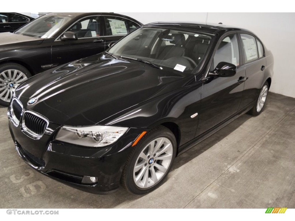 2011 3 Series 328i Sedan - Jet Black / Black Dakota Leather photo #7