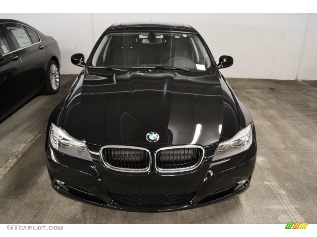 2011 3 Series 328i Sedan - Jet Black / Black Dakota Leather photo #8