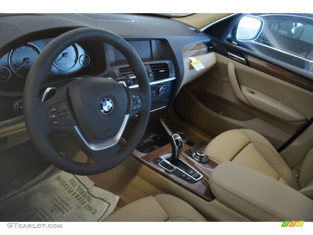 2011 X3 xDrive 35i - Deep Sea Blue Metallic / Sand Beige Nevada Leather photo #5