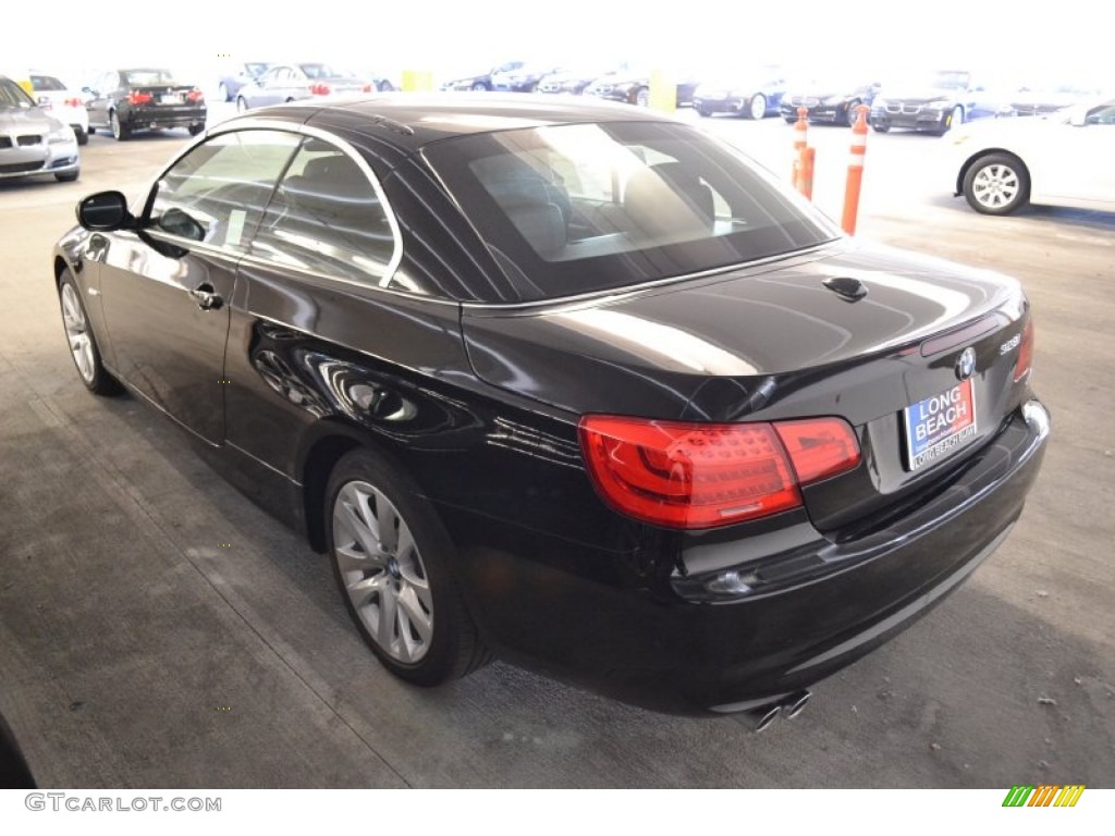 2011 3 Series 328i Convertible - Jet Black / Black Dakota Leather photo #5