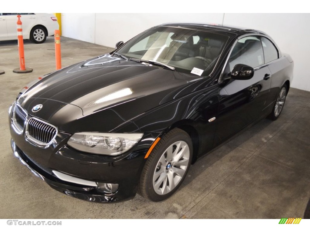 2011 3 Series 328i Convertible - Jet Black / Black Dakota Leather photo #6