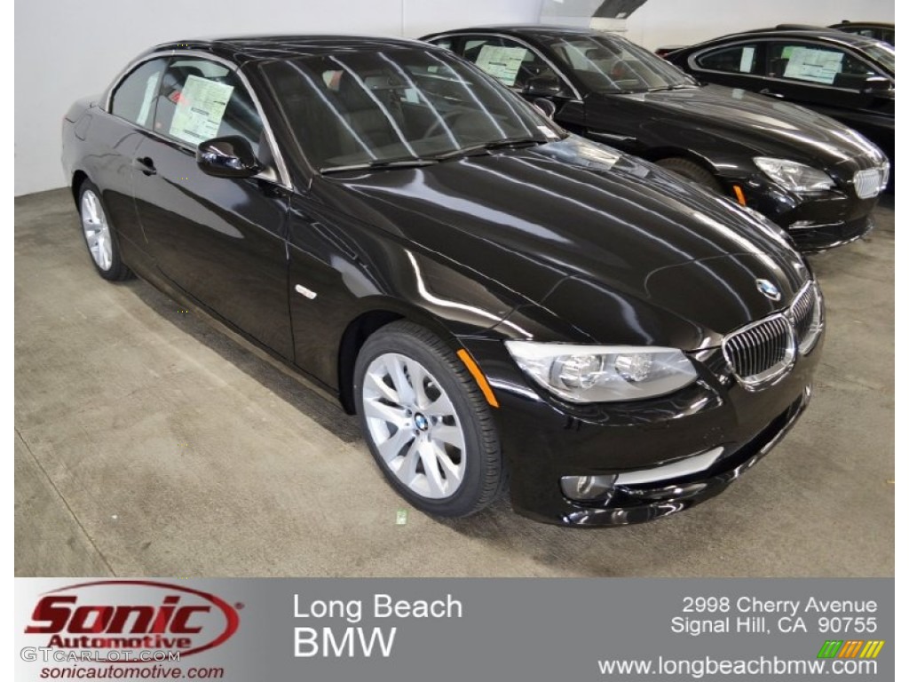 2011 3 Series 328i Convertible - Jet Black / Black Dakota Leather photo #8