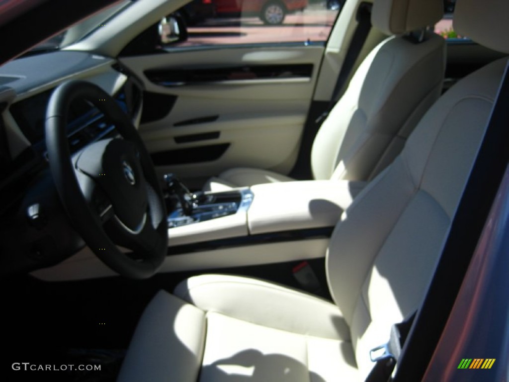 2012 7 Series 750Li Sedan - Moonstone Metallic / Platinum photo #5