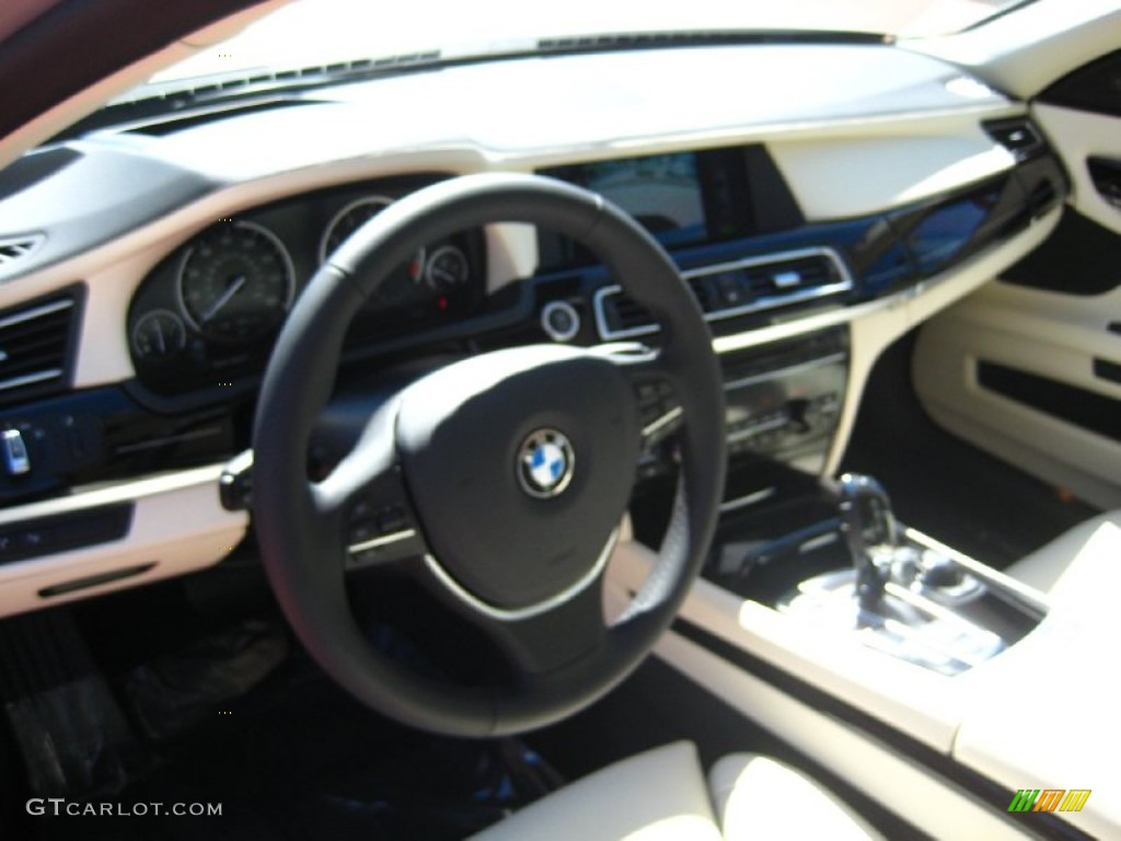 2012 7 Series 750Li Sedan - Moonstone Metallic / Platinum photo #6
