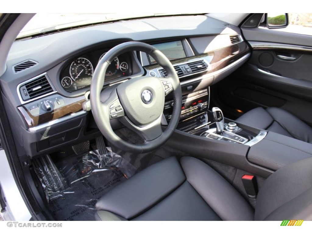 Black Interior 2011 BMW 5 Series 535i xDrive Gran Turismo Photo #55213393