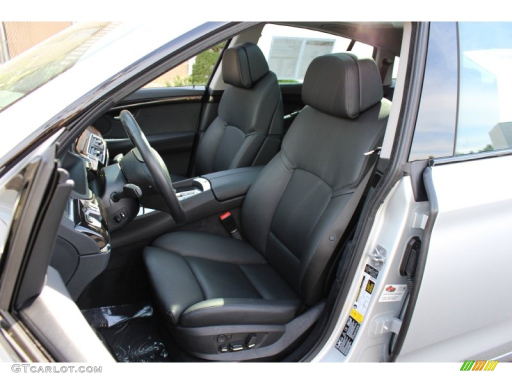 Black Interior 2011 BMW 5 Series 535i xDrive Gran Turismo Photo #55213414