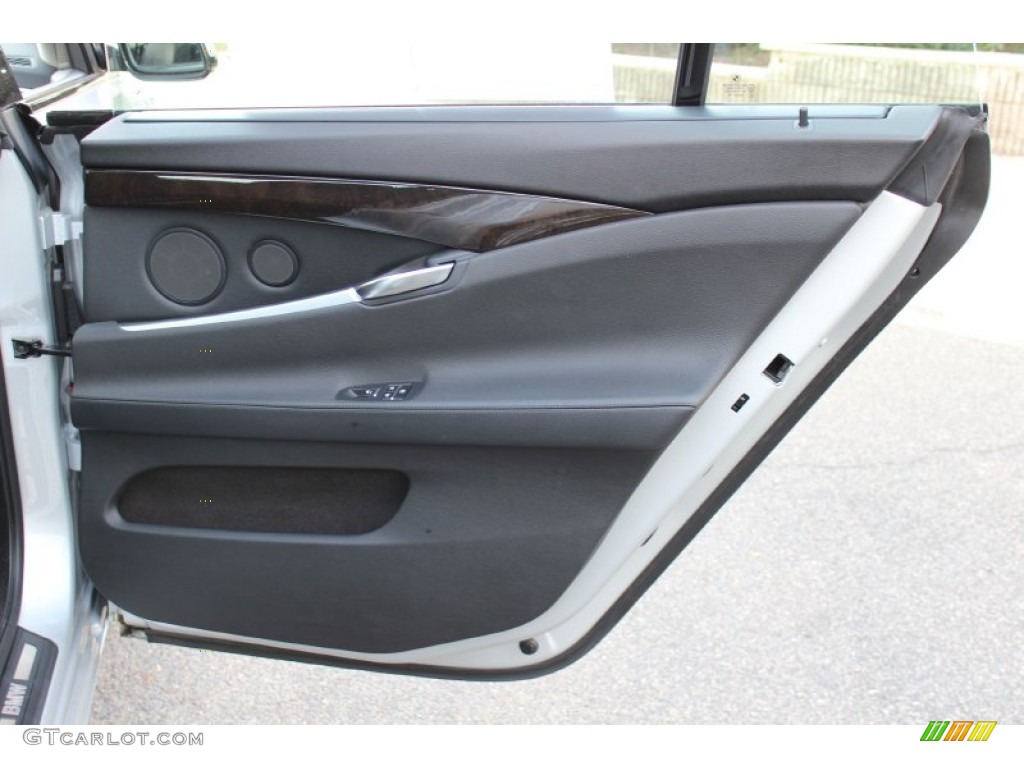 2011 BMW 5 Series 535i xDrive Gran Turismo Black Door Panel Photo #55213515