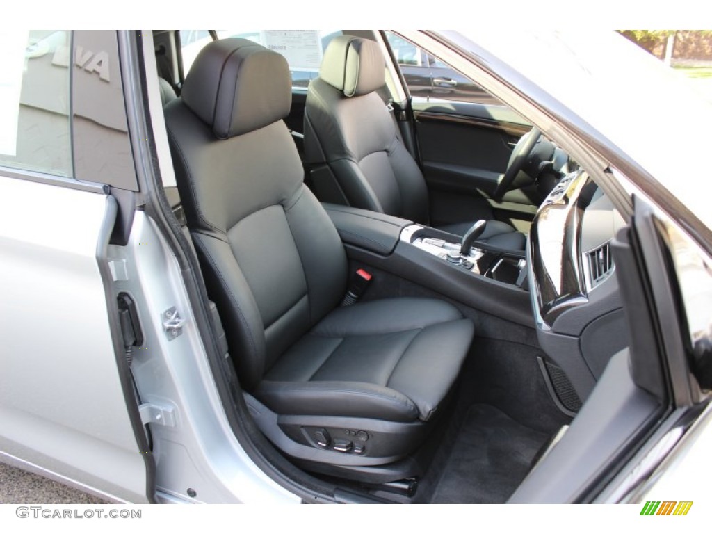Black Interior 2011 BMW 5 Series 535i xDrive Gran Turismo Photo #55213555