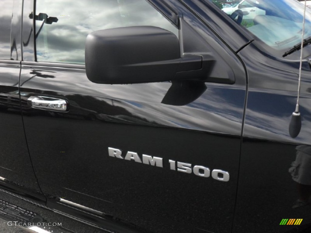 2011 Ram 1500 SLT Quad Cab - Brilliant Black Crystal Pearl / Dark Slate Gray/Medium Graystone photo #21